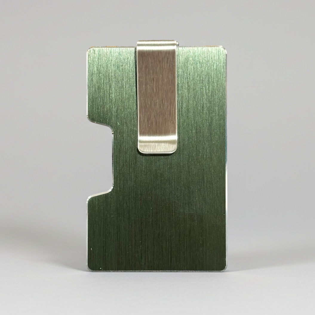 Signature Brushed Metal Wallet