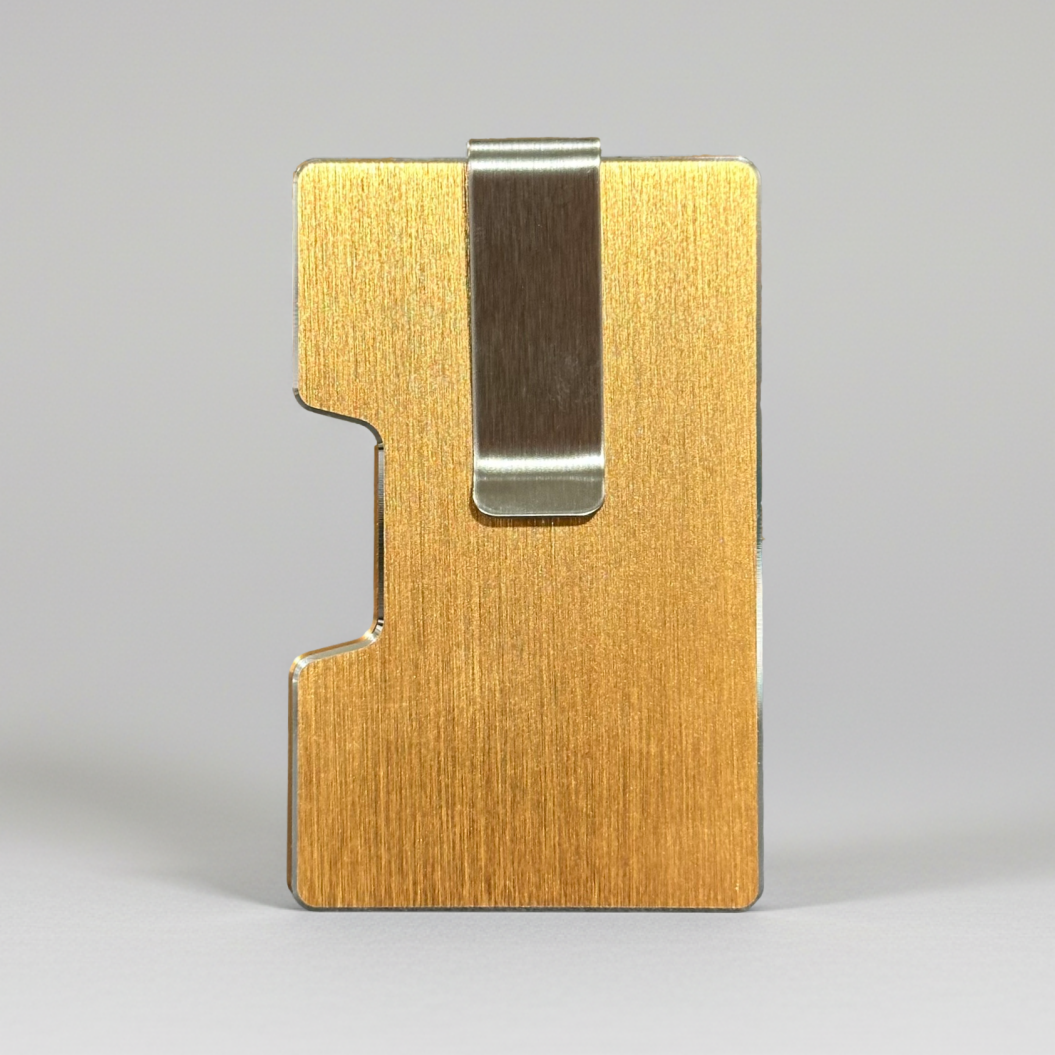 Signature Brushed Metal Wallet