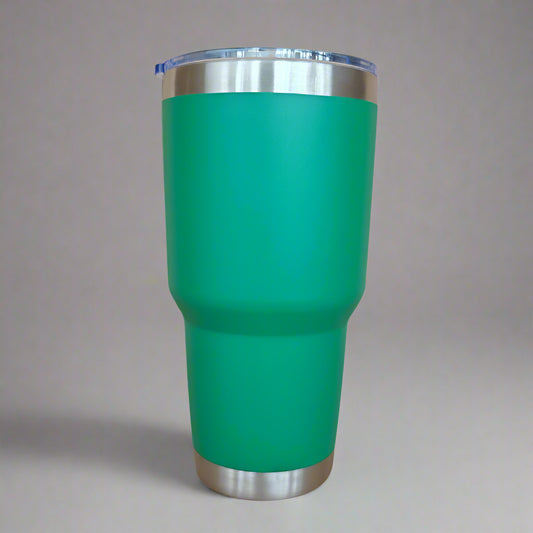 30oz Stainless Tumbler w/ Magnet Sliding Lid - Kelly Green
