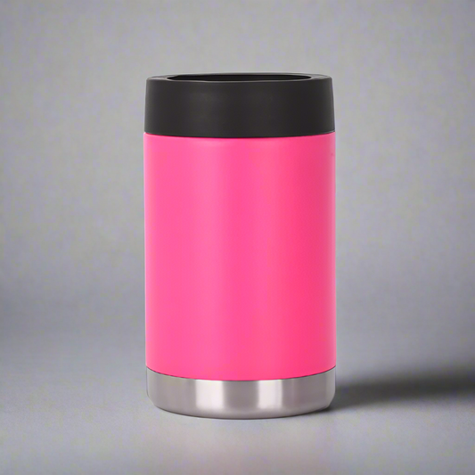 12oz Can Cooler - Hot Pink