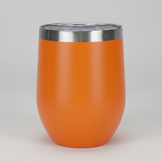12oz Wine Tumbler - Orange