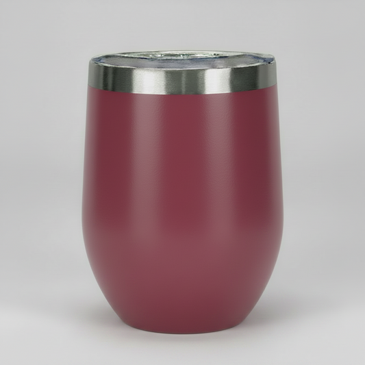 12oz Wine Tumbler - Maroon
