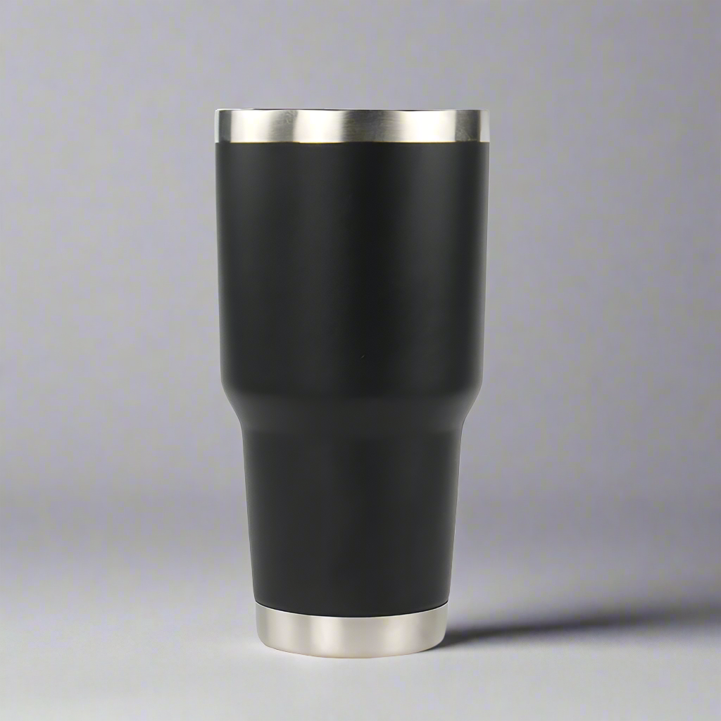 30oz Stainless Tumbler w/ Magnet Sliding Lid - Black