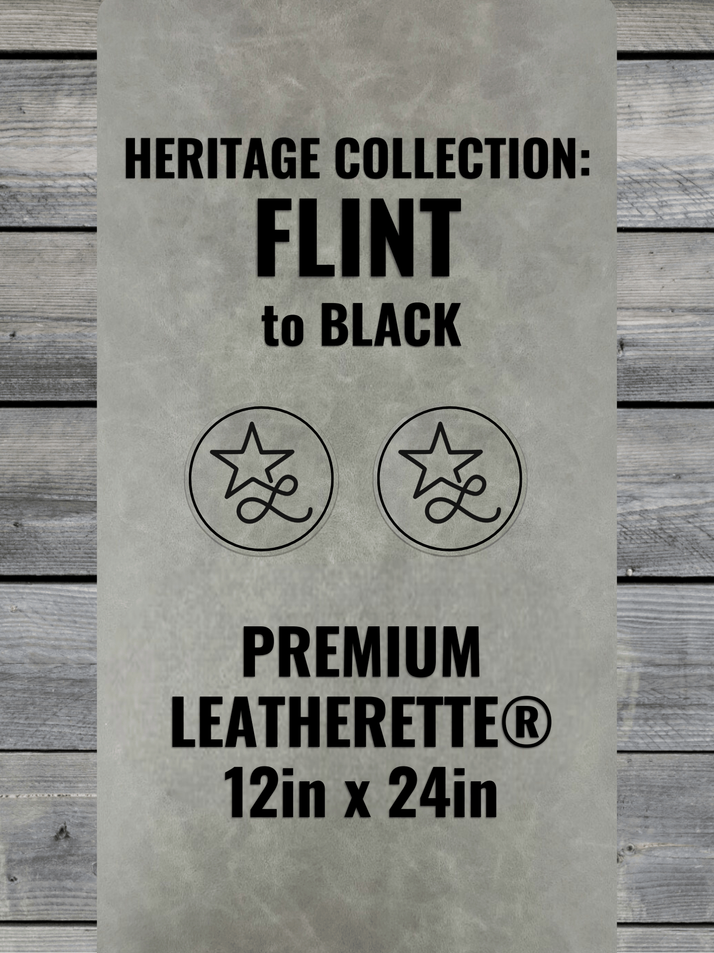 Heritage Collection: Flint Durra-Bull Premium Leatherette® Sheets (12x24)