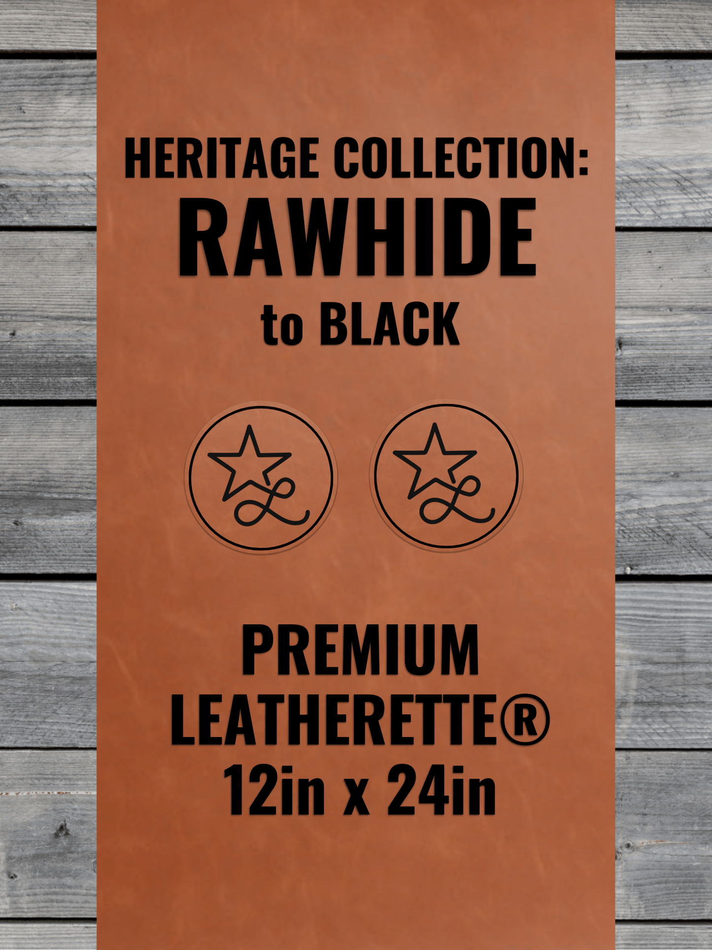 Heritage Collection: Rawhide Durra-Bull Premium Leatherette® Sheets (12x24)