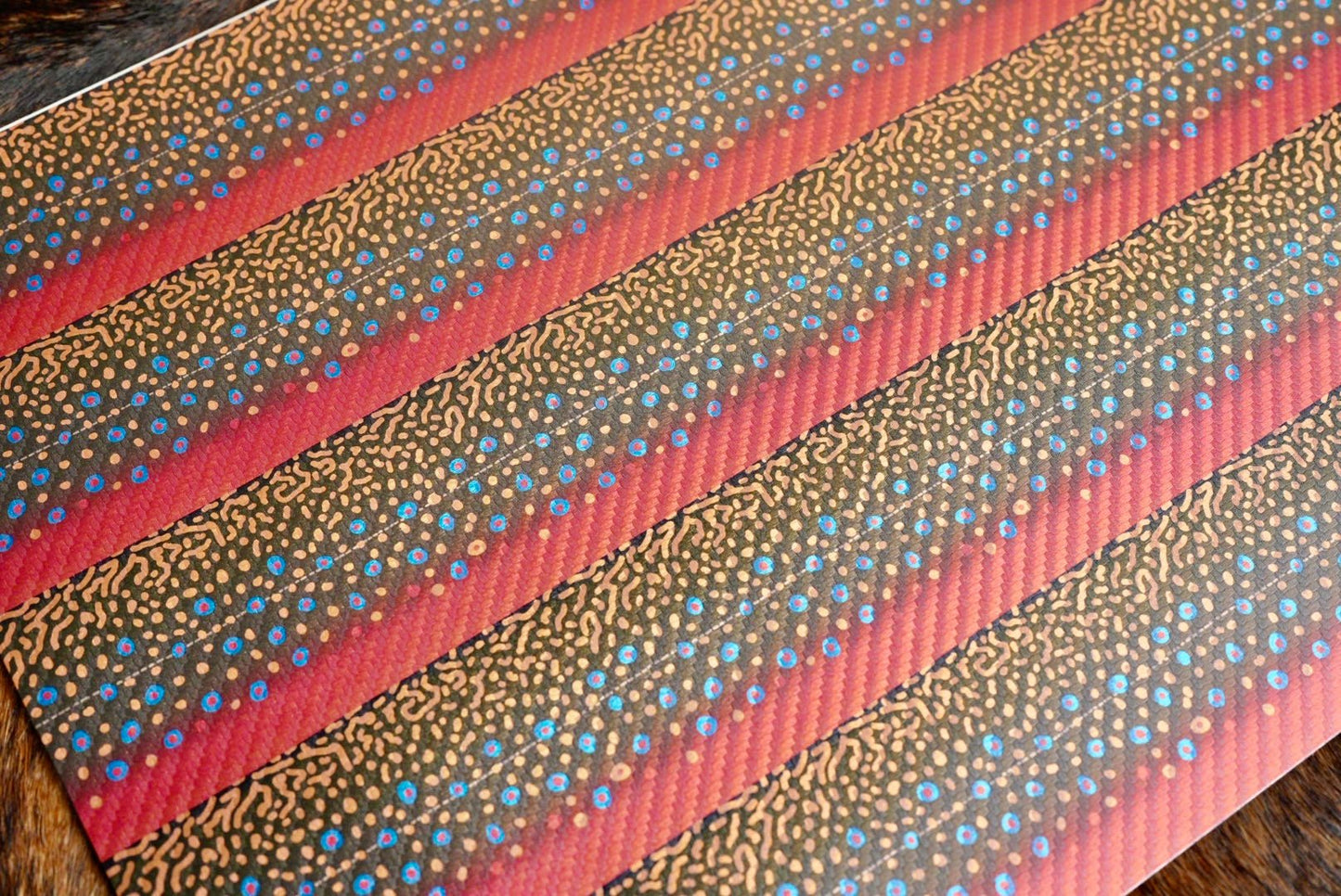 UV Printed Premium Leatherette® Sheets (12x24) - Brook Trout